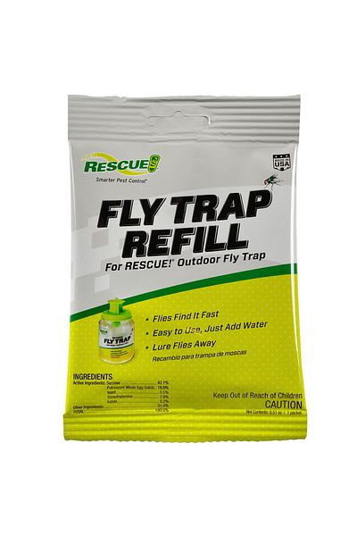 Rescue Outdoor Non-Toxic Reusable Fly Trap Attractant Refill