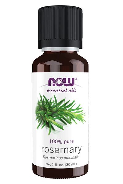 Now Foods Rosemary Essential Oil, 100% Pure, Steam Distilled, Vegan, 1-Ounce, Child Resistant Cap