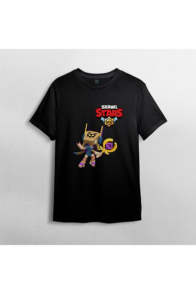 Pixxa Μπλουζάκι από 100% βαμβάκι Brawl Stars Finx Crew Neck Model 1