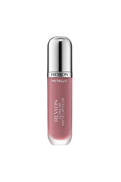 Revlon Ultra HD Metallic Matte Liquid Lipcolor, Liquid Lipstick, Glam
