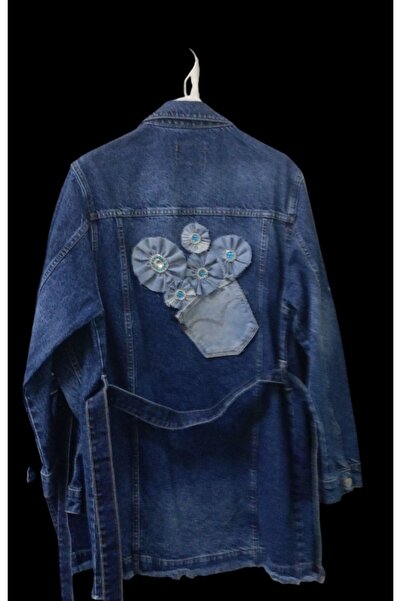 Tasarım Taş detaylı tasarım kot ceket