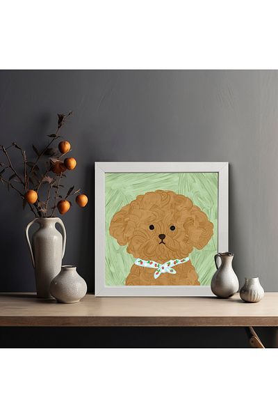 HOMEPACK Single Wooden Framed Painting One Piece Poster Painting Ktc/045