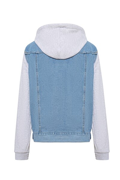 Forever 21 Kapüşonlu Kot Ceket