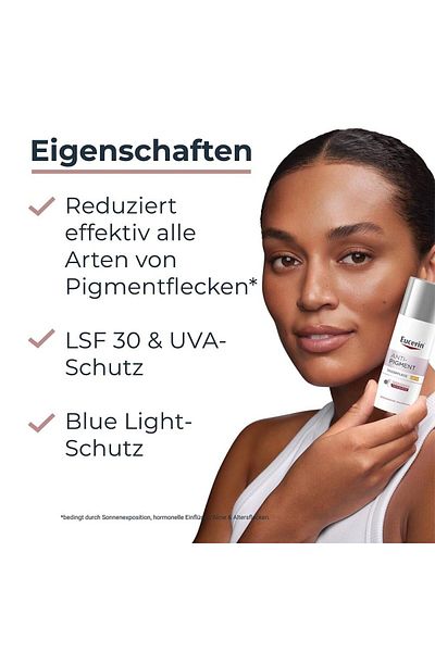 Eucerin 50ml Anti-Pigment Day Cream - SPF 30, Brightening, Natural, All Skin Types