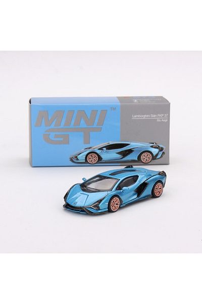 mini gt 573 لامبورغيني سيان Fkp 37 بلو ايجير