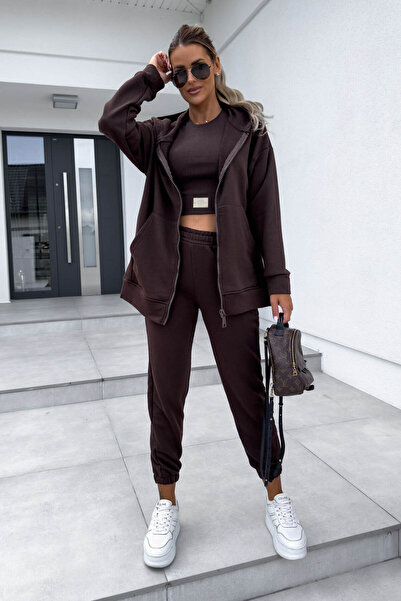 adorashop Women's 3-piece cotton tracksuit 3956