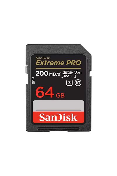 SanDisk Extreme Pro 64gb 200mb/s Sdxc Memory Card