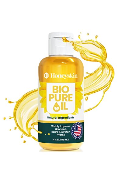 Honeyskin زيت العناية بالبشرة من بايو بيور - مرطب للبشرة الجافة، علاج علامات ...