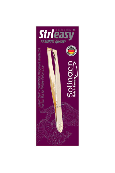 STRLEASY STRLEASY 6247 SOLINGEN GOLD ÇELİK CIMBIZ - YAN UÇ