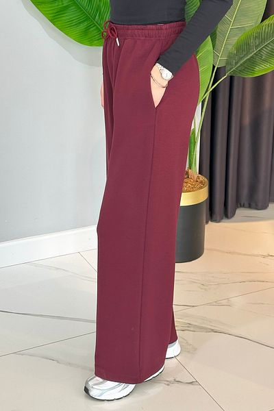 REMSA Παντελόνι Diver με φαρδύ πόδι 34499 Plum