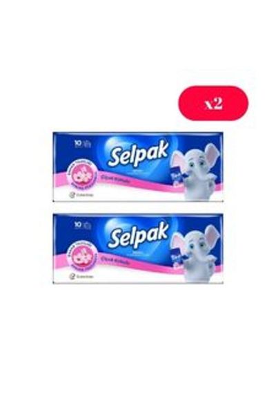 Selpak 10 X2 Pcs Wipes Flower Scented