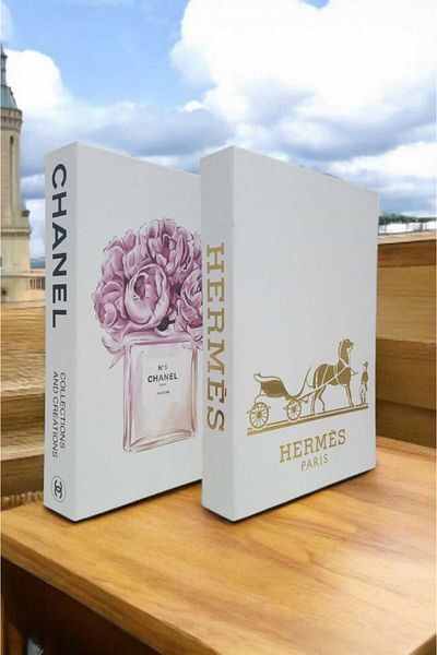 BayCazip Decorative Book Look Box Set of 2 Decorative Book Looking Box