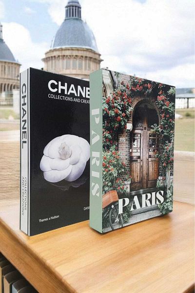 BayCazip Decorative Book Look Box Set of 2 Decorative Book Looking Box