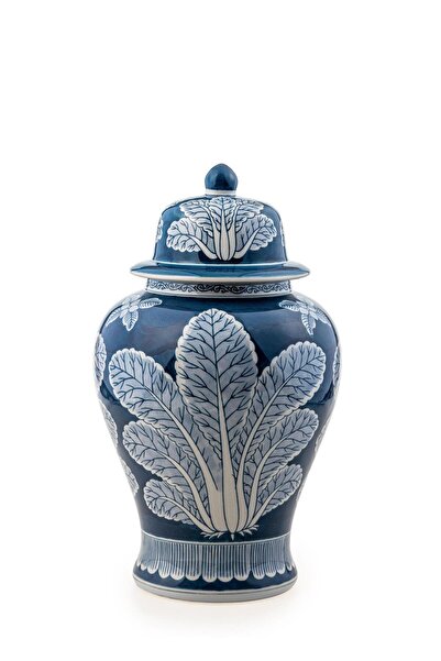 The Mia Dekoratif Kapaklı Küp 20x20x38 cm