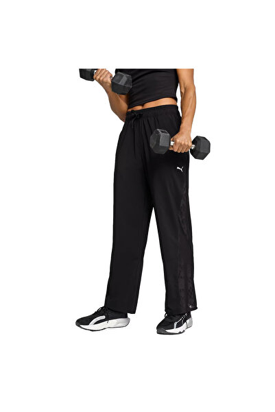 Puma Lace Kadın Siyah Antrenman Eşofman Altı 52679301