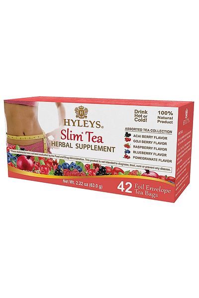 HYLEYS Slim Tea 42 Ct - Weight Loss Herbal Detox Tea - 42 Bags (1 Pack)