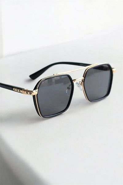 MACERATİ Black Unisex Sunglasses - Uv400 Glass