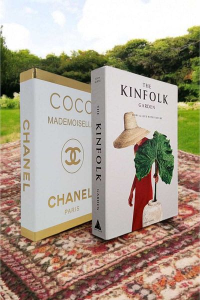 BayCazip Decorative Book Look Box Set of 2 Decorative Book Looking Box