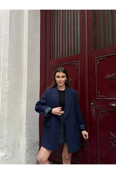 VOLT CLOTHİNG Jachetă blazer căptușită cu imprimeu leopard de damă