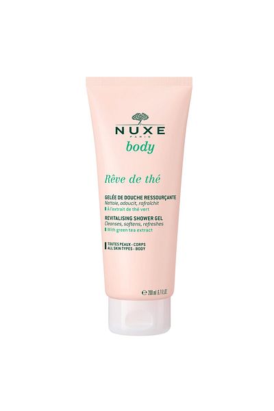 Nuxe Rêve de Thé - Revitalising Body Wash with Green Tea & Glycerin, 6.7 Fl Oz