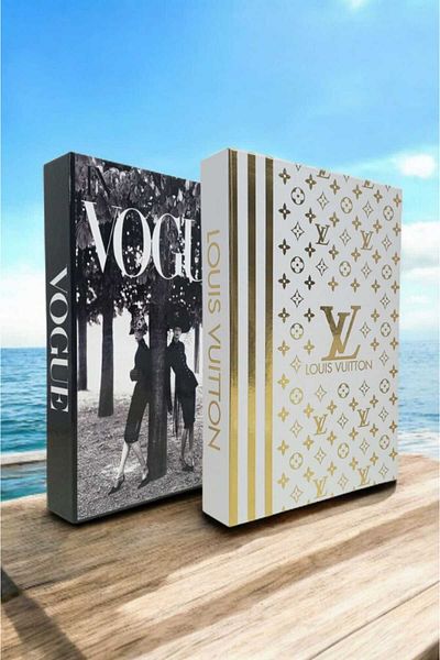 BayCazip Decorative Book Look Box Set of 2 Decorative Book Looking Box