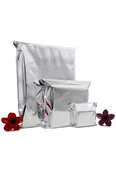 reprodesign 35X50 cm Silver Shiny Metallized Tape Gift Package – 50 Pieces