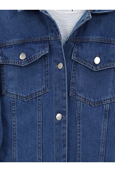 Modamorfo Джинсовий піджак з кишенями та клапанами спереду