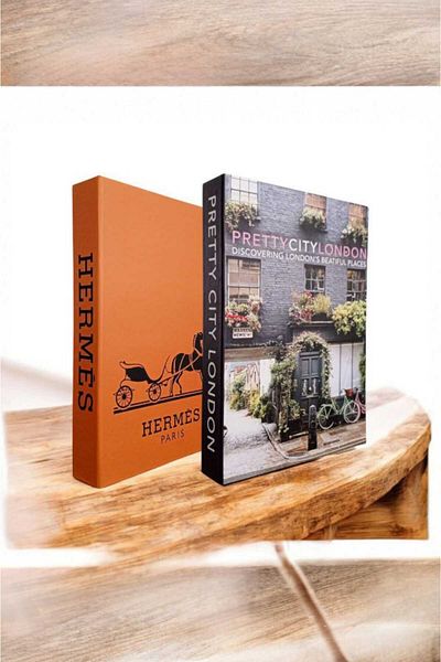 BayCazip Decorative Book Look Box Set of 2 Decorative Book Looking Box