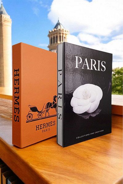 BayCazip Decorative Book Look Box Set of 2 Decorative Book Looking Box