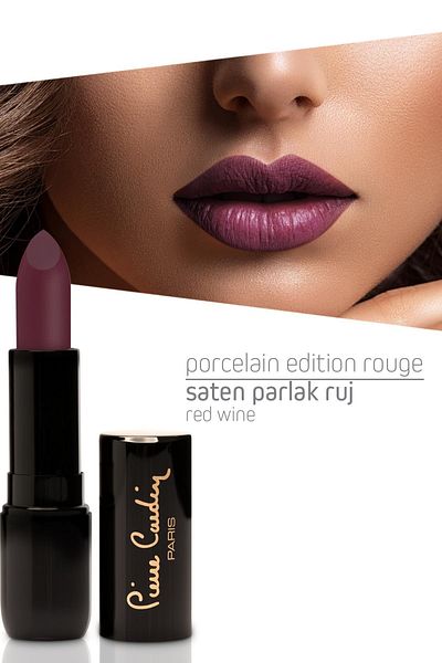 Pierre Cardin Porcelain Edition Lipstick - Red Wine - 244
