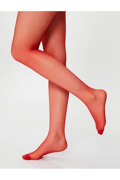 Daymod Lady Fity 15 Denier Red Shiny Thin Pantyhose