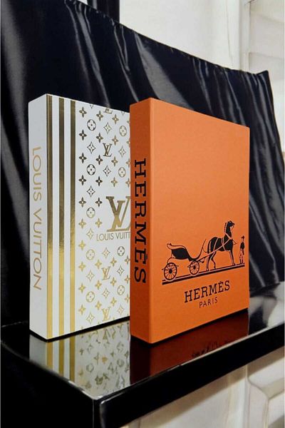 BayCazip Decorative Book Look Box Set of 2 Decorative Book Looking Box