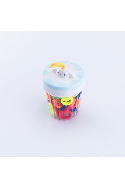 Bimotif Set de catarame din cauciuc de culoare albastră în formă de cupă