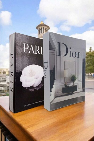BayCazip Decorative Book Look Box Set of 2 Decorative Book Looking Box