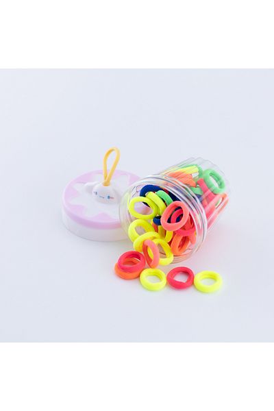 Bimotif Set of Cups Shaped Colored Rubber Buckle, Lilac