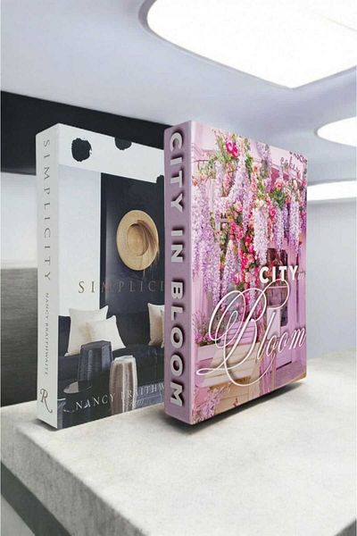 BayCazip Decorative Book Look Box Set of 2 Decorative Book Looking Box