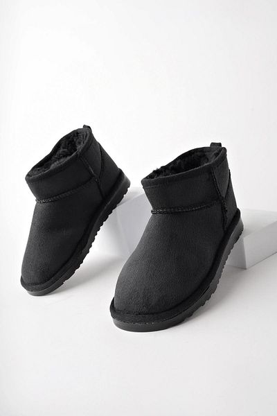 MUGGO Snow Guaranteed Unisex Children's Thick Sole Hairy Daily Mini Ankle Boots
