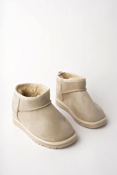 MUGGO Dětské chlupaté mini kotníkové boty Unisex se silnou podrážkou se zárukou sněhu