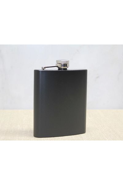 feifei Single Black 7 oz Flask Alk3896