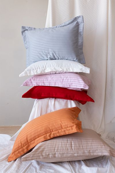 Tekstil Home Hotel Series Striped Satin 83 Wire Oxford Pillow Case 2 Pieces