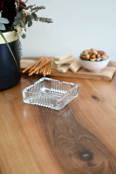 Hagen Extra Durable 100% Glass Ash Tray and Ashtray Siigara Premium Quality