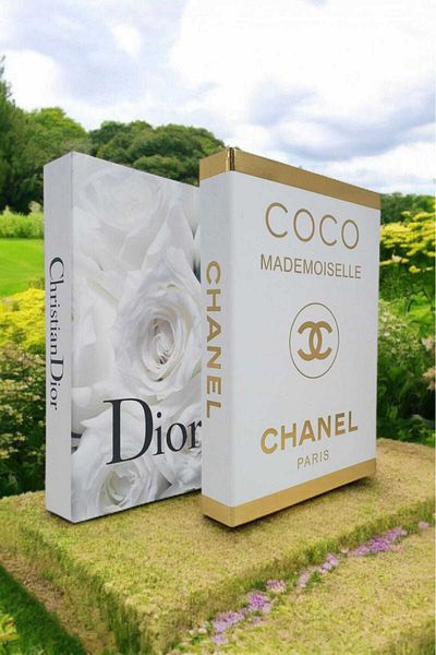 BayCazip Decorative Book Look Box Set of 2 Decorative Book Looking Box