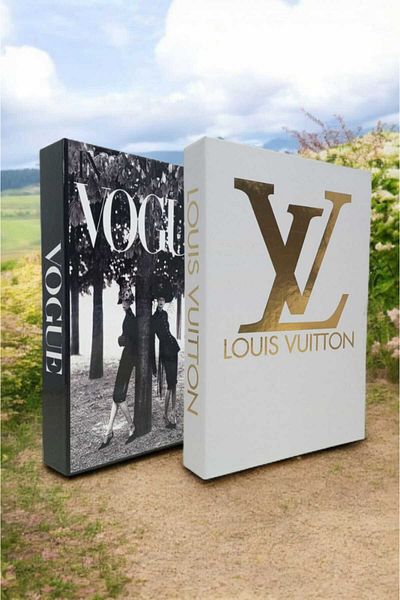 BayCazip Decorative Book Look Box Set of 2 Decorative Book Looking Box