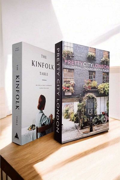 BayCazip Decorative Book Look Box Set of 2 Decorative Book Looking Box