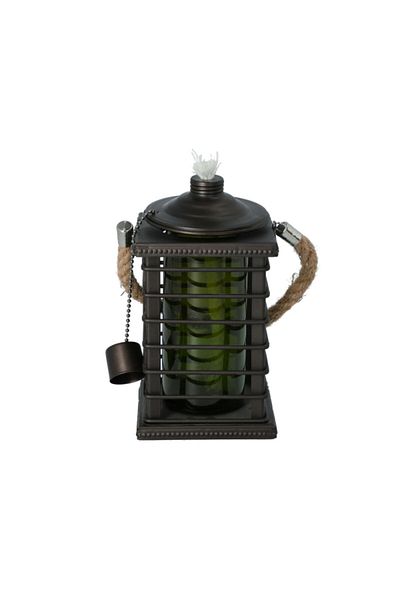 Patio Essentials Citronella Caged Table Top Torch 4.33inch