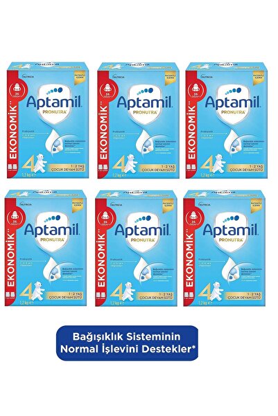 Aptamil 4 Çocuk Sütü Yeni Formül 1200 gr X 6 Adet