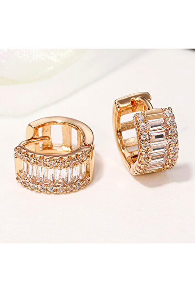 Choice E2110 Huitan Fashion Women's Hoop Earrings with Sparkling Cubic Zircon...