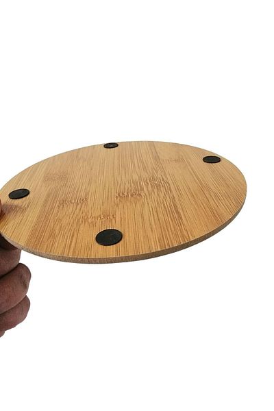 HB LİFE Wooden Bamboo Trivet, Wood Trivet Underpads for under Tea Pot Hot Pots
