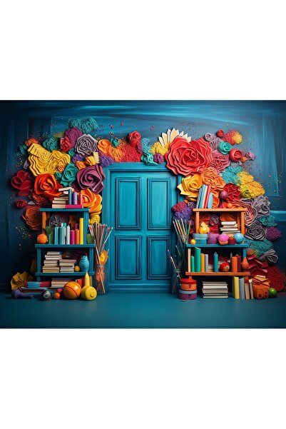 PROMISEBACKDROP2 لوحات نشاطات مدرسية مخيطة مقاس 200x200 سم، لوحات التخرج والع...