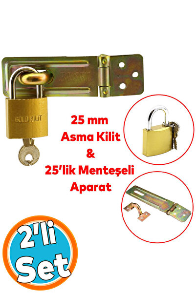 NZB Sandık Kutu Askısı Menteşeli Kilit 25 Lik Aparatı Tosba Kilit 25 mm Asma ...